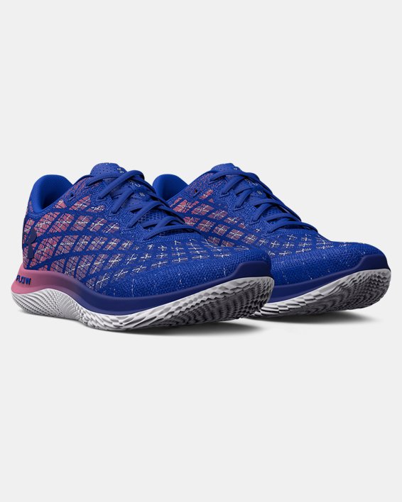 Men's UA Flow Velociti Wind 2 Run Anywhere Running Shoes in Blue image number 3